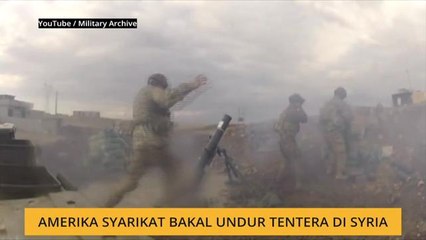 Amerika Syarikat bakal undur tentera di Syria