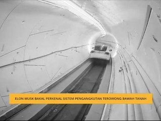 Elon Musk bakal perkenal sistem pengangkutan terowong bawah tanah