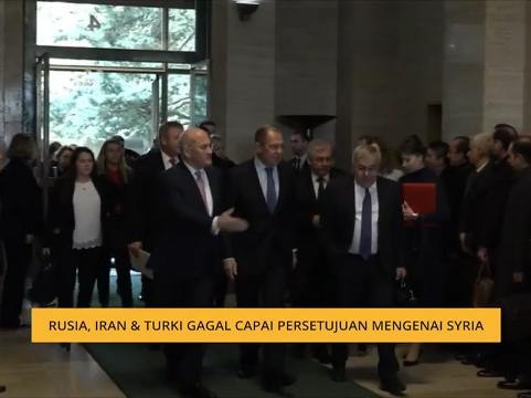 Rusia, Iran & Turki gagal capai persetujuan mengenai Syria