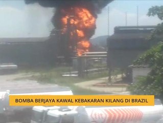 Bomba berjaya kawal kebakaran kilang di Brazil