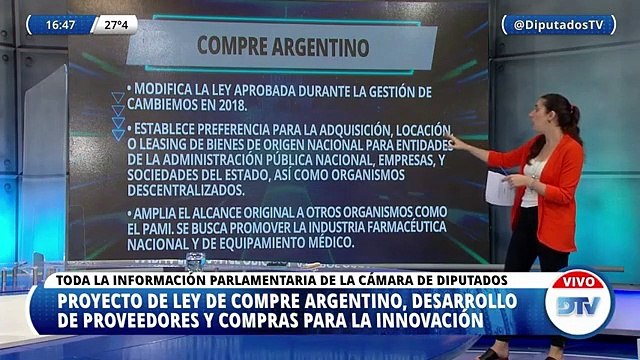 Diputados qué impulsa y cuáles son los posibles beneficios del proyecto de compre argentino