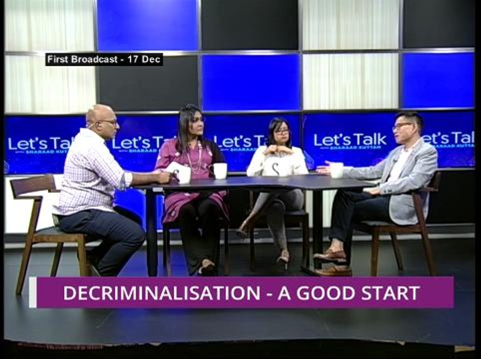 Let's Talk: Decriminalisation - A Good Start?