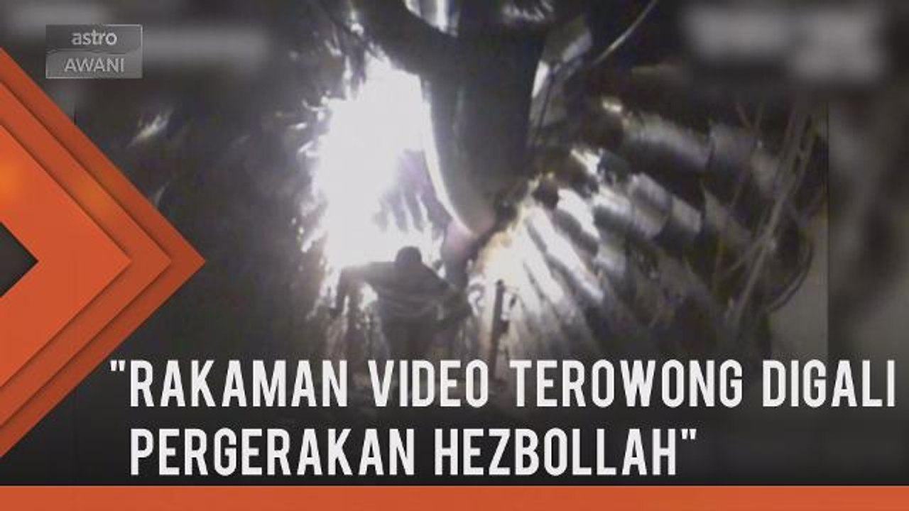 Rakaman video terowong digali pergerakan Hezbollah
