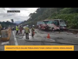 Anggota polis dalam perjalanan tunai umrah cedera kemalangan