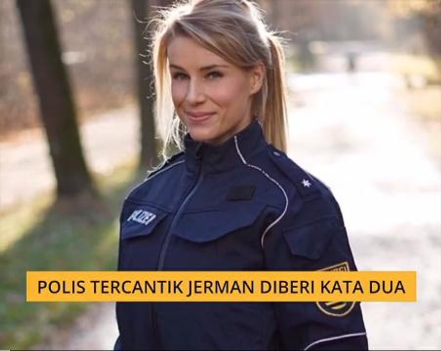 Polis tercantik Jerman diberi kata dua
