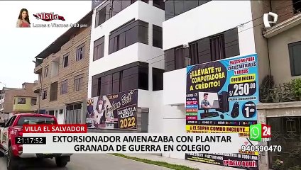 VES: Capturan a delincuente que extorsionaba a dueño de colegio