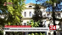 Rumanía ofrece becas de estudio para peruanos