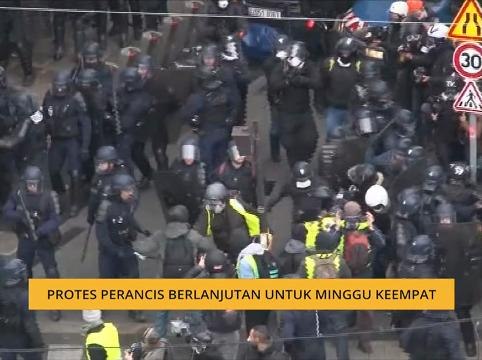 Perkembangan protes di Perancis