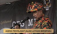 AWANI - Sarawak: Agensi penyelamat jalani latihan bersepadu