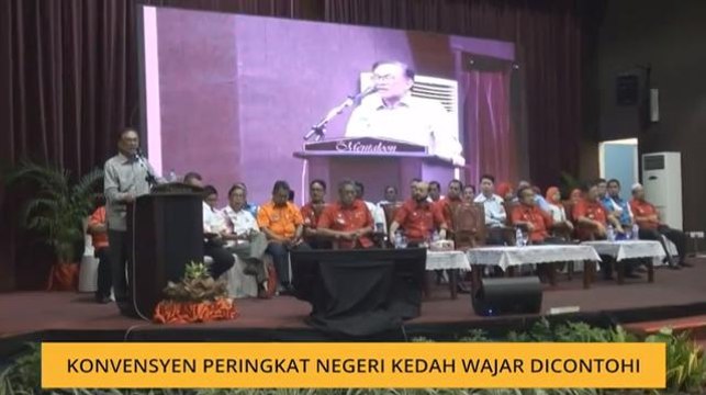 Konvensyen peringkat negeri Kedah wajar dicontohi