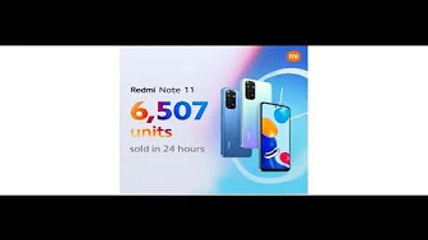 More than 6,500 units of the new Redmi Note 11 sold in 24-hours