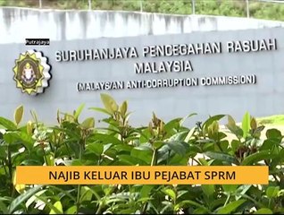 Najib keluar Ibu Pejabat SPRM