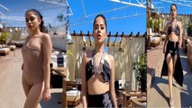 Urfi Javed ने Black Bra और थाई हाई स्लिट Skirt में किया रैंप वॉक, Video देख चकराए Fans | FilmiBeat