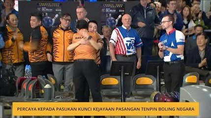 Percaya kepada pasukan kunci kejayaan pasangan tenpin boling negara