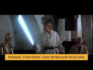 Pedang 'Star Wars' Luke Skywalker dilelong
