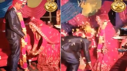 वरमाला के दौरान इस दूल्हे ने स्टेज पर दुल्हन के साथ किया कुछ ऐसा कि लोग रह गए हैरान