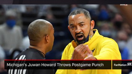 Michigan s Juwan Howard Throws Postgame Punch