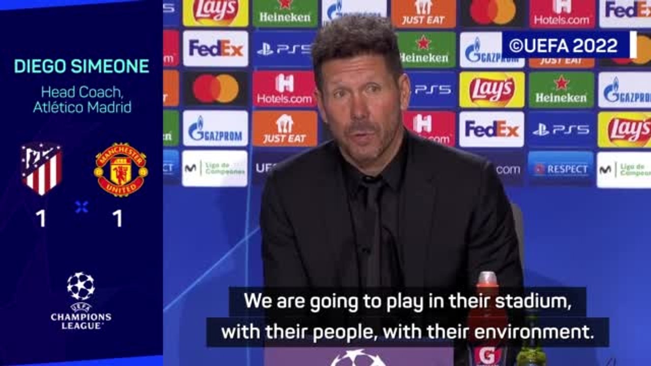 Simeone anticipating improved Man United at Old Trafford