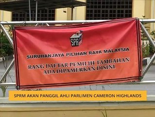 SPRM akan panggil Ahli Parlimen Cameron Highlands