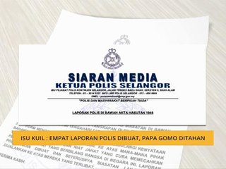 Isu kuil: Empat laporan polis dibuat, Papa Gomo ditahan