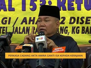 Perkasa cadang Akta AMIRA ganti ISA kepada kerajaan