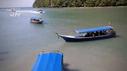 #AWANIJr: Menaiki bot di Tasik Dayang Bunting