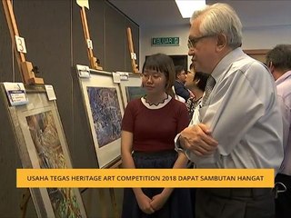 Usaha Tegas Heritage Art Competition 2018 dapat sambutan hangat