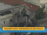 Pesawat kecil terhempas di Sao Paulo