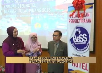 AWANI - Pulau Pinang: Sasar 2250 premis makanan terima BESS menjelang 2021