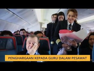 #Bualan 30 Nov: Penghargaan kepada guru dalam pesawat