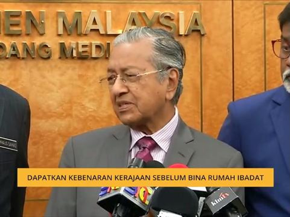 Dapatkan kebenaran kerajaan sebelum bina rumah ibadat