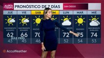 Pronóstico del tiempo para hoy jueves 24 de febrero.