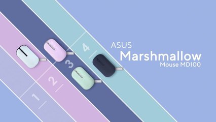 Asus Marshmallow Mouse MD100: Customizable Mouse With Anti-Bacterial Coating