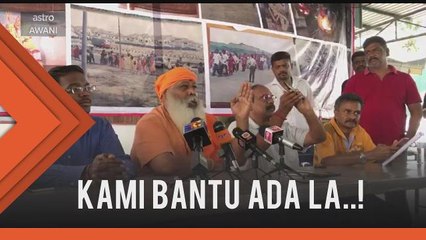 Anggota bomba bukan dipukul, kami bantu ada la - Badan Bertindak Kuil