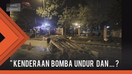Jentera milik JBPM cuba untuk mengundurkan kenderaannya sebelum melanggar mangsa ?