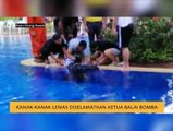 Kanak-kanak lemas diselamatkan Ketua Balai Bomba