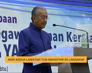 Hari kedua lawatan Tun Mahathir ke Langkawi