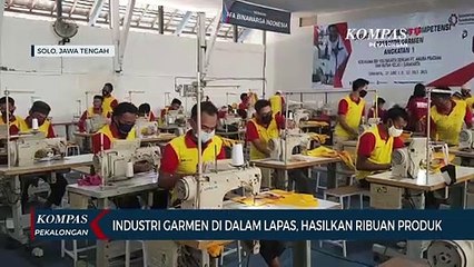 Ada Industri Garmen di Dalam Lapas,  Sudah Hasilkan Ribuan Produk