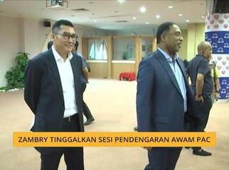 Zambry tinggalkan sesi pendengaran awam PAC