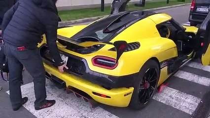 Koenigsegg Agera RS ML driving in Vienna-