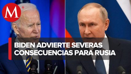 Líderes del G7 se reunirán mañana e impondrán sanciones a Rusia, anuncia Biden