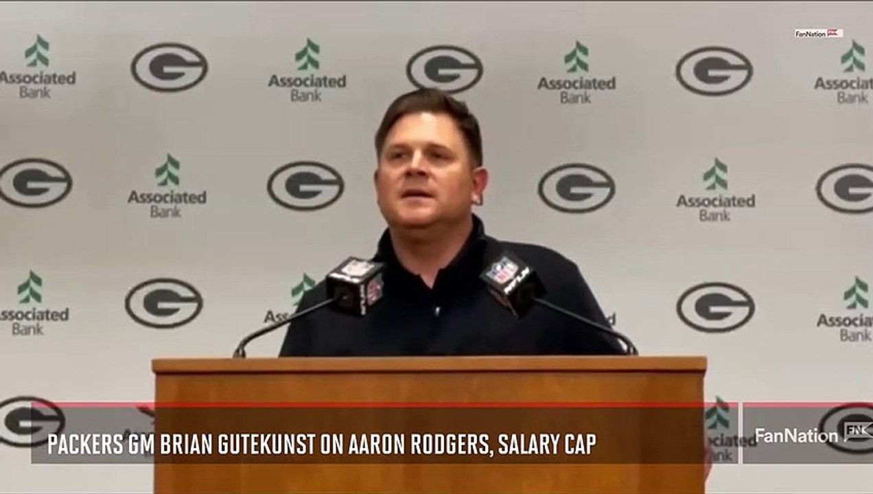 Packers GM Brian Gutekunst on Aaron Rodgers, Salary Cap video Dailymotion