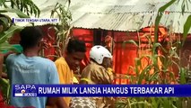 Tangis Lansia Pemilik Rumah Pecah Saat Melihat Tempat Tinggalnya Ludes Terbakar!