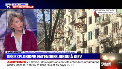 Ukraine: la député LaREM des Français de l'étranger Anne Genetet se dit "consternée et très inquiète pour les Ukrainiens"