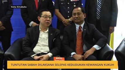 Tuntutan Sabah dilaksana selepas kedudukan kewangan kukuh