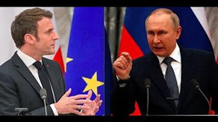 Elysée en colère contre Poutine : Voici la sortie choc contre le président russe