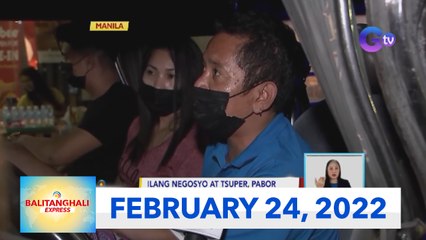 Balitanghali Express: February 24, 2022 [HD]