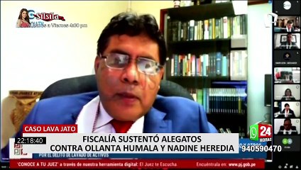 Fiscalía sustentó alegatos contra Ollanta Humala y Nadine Heredia
