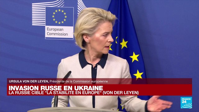 Invasion russe en Ukraine : les chefs de l'UE condamnent l'attaque injustifiée de la Russie contre l'Ukraine