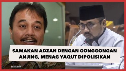 Buntut Bandingkan Suara Adzan dengan Gonggongan Anjing, Menteri Agama Yaqut Dipolisikan